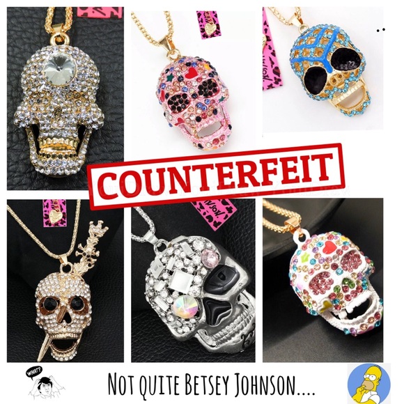 Betsey Johnson Counterfeit Fake Mermaid Skulls Dog - Picture 8 of 8